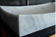 Vasque en marbre blanc pierre naturelle TOJI WHITE