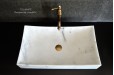 Vasque en marbre blanc pierre naturelle TOJI WHITE