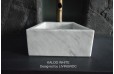 Lave main en Pierre Marbre Blanc KALOO WHITE