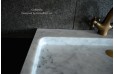 Vasque pierre design marbre Carrare véritable 70cm CALVI WHITE