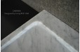 Vasque pierre design marbre Carrare véritable 70cm CALVI WHITE