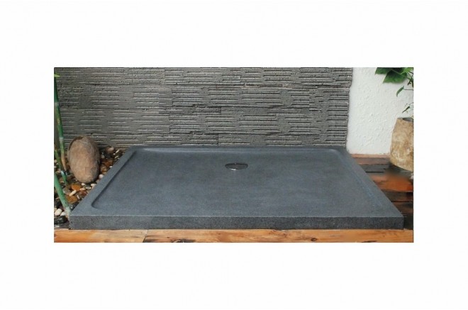 Receveur de douche 120x90 en pierre taillé dans le granit RUBIX Receveur de douche 120x90 en pierre taillé dans le granit RUBIX