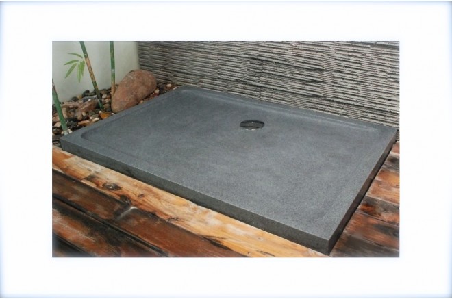 Receveur de douche 120x90 en pierre taillé dans le granit RUBIX Receveur de douche 120x90 en pierre taillé dans le granit RUBIX