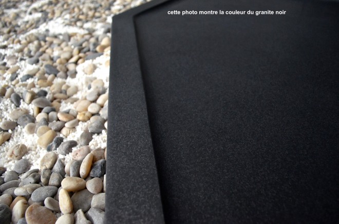 Vasque pierre naturelle véritable granit ou basalte PEGASUS SHADOW