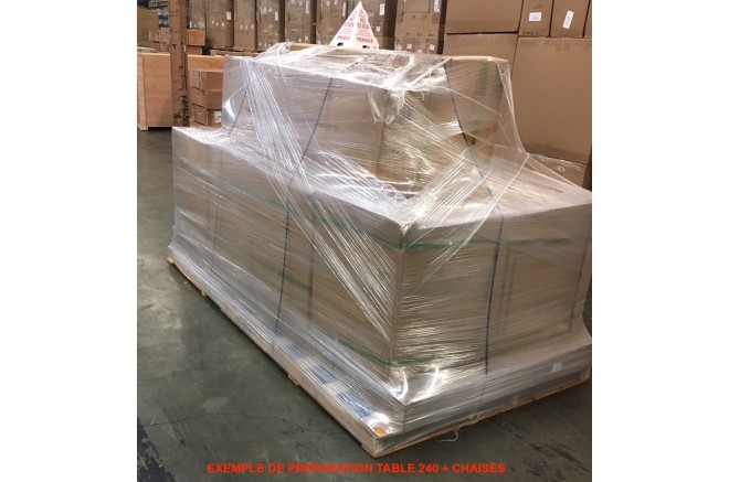 Table de jardin mosaique marbre pierre naturelle 240 TAMPA