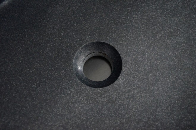 Vasque pierre naturelle véritable granit ou basalte PEGASUS SHADOW