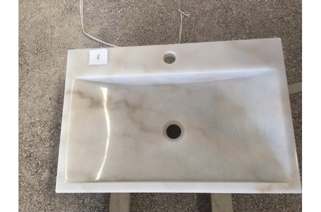 Vasque en pierre naturelle évier en marbre blanc PEGASUS WHITE Vasque en pierre naturelle évier en marbre blanc PEGASUS WHITE