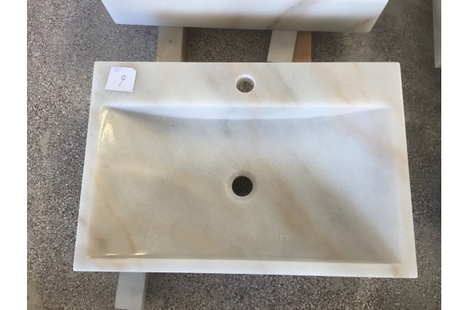 Vasque en pierre naturelle évier en marbre blanc PEGASUS WHITE Vasque en pierre naturelle évier en marbre blanc PEGASUS WHITE