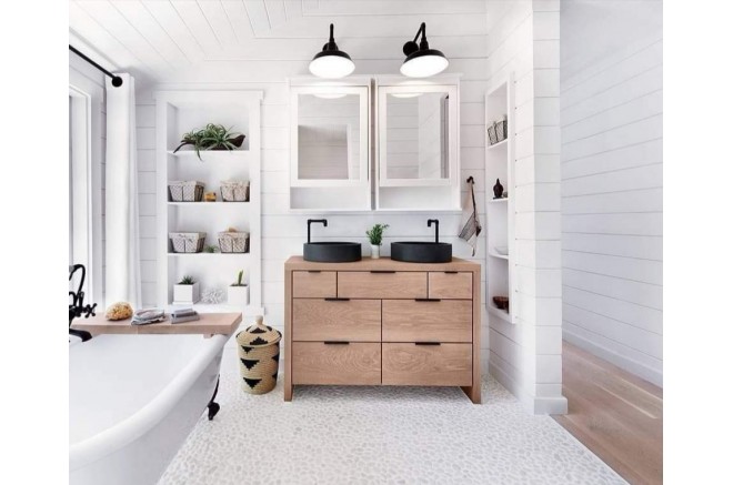 Vasque ronde pierre naturelle basalte noir RONDO DARK