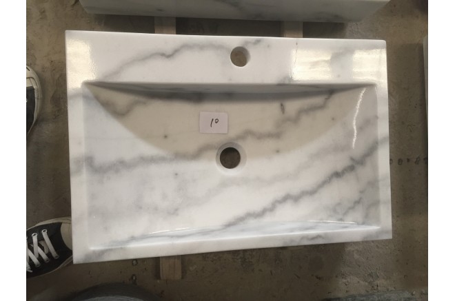 Vasque en pierre naturelle évier en marbre blanc PEGASUS WHITE Vasque en pierre naturelle évier en marbre blanc PEGASUS WHITE