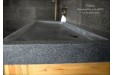 Double vasque salle de bain 100x50 granit gris véritable FIGARO