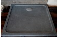 Receveur de douche carré en granit 122x122 pierre extra plat AKTARUS