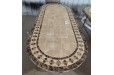 Table de jardin en mosaïque marbre travertin ovale 160-180-240  OVALI